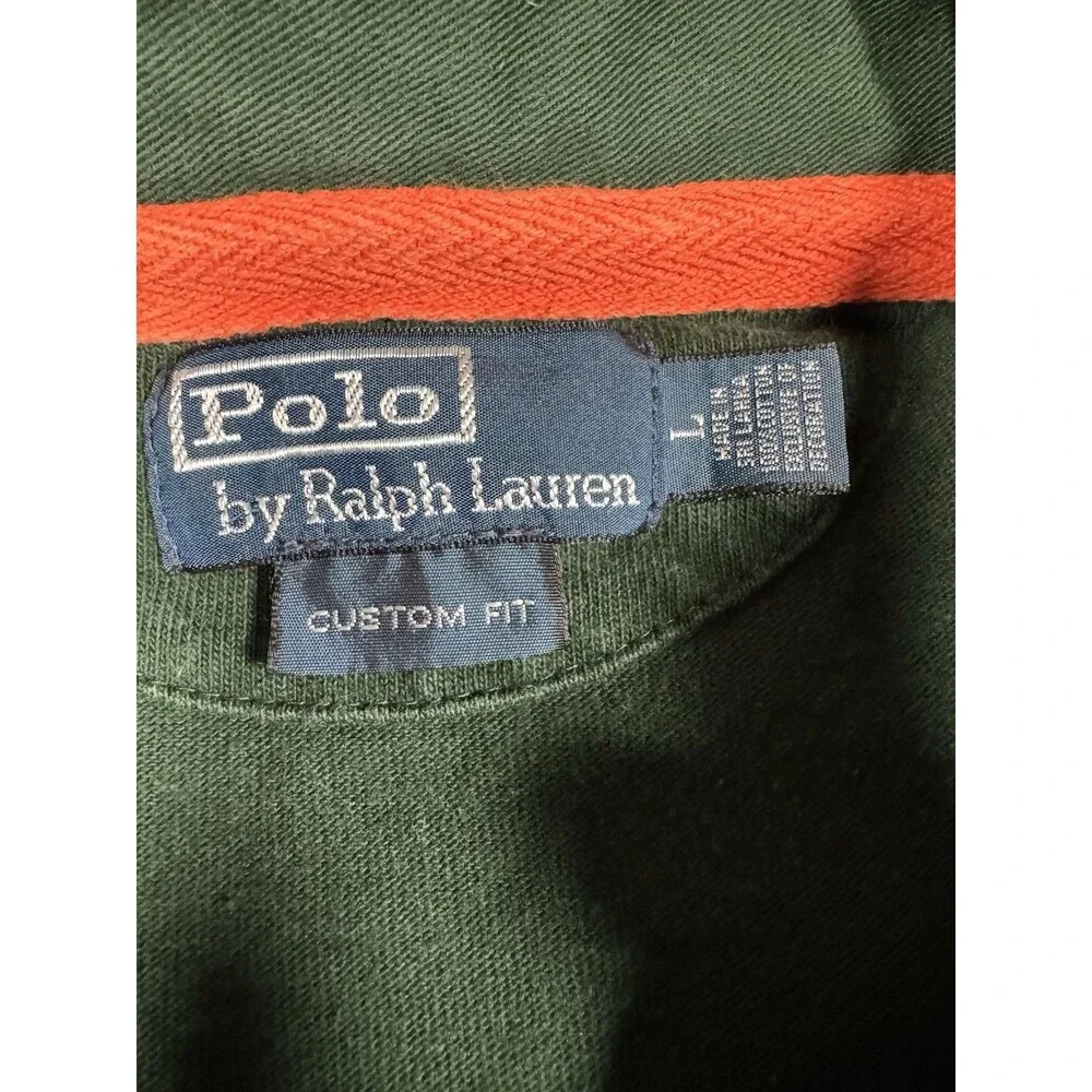Ralph Lauren Polo Rafting Hoody Country Fish Game Club Rugby Large RLPC 90s
